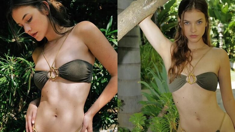 Barbara Palvin shfaq fizikun e saj të tonifikuar, me bikini të stilit ‘retro’