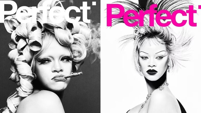 Rihanna shfaqet duke pirë marihuanë në kopertinën e revistës “Perfect”