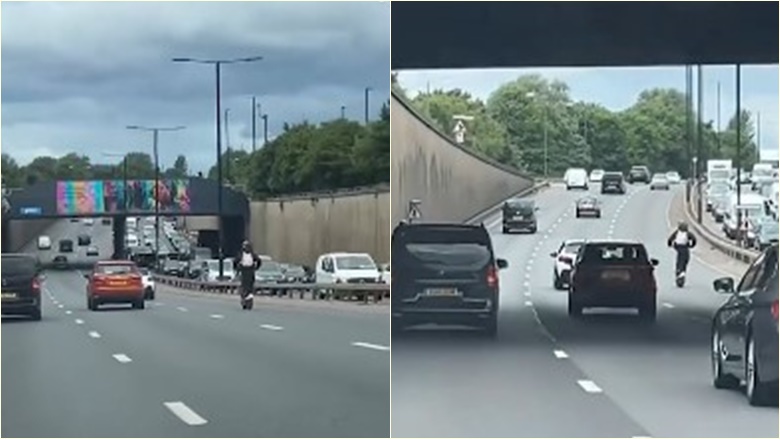 Reagime ndaj të riut i cili me skuter elektrik u pa duke parakaluar makinat me shpejtësi, në një rrugë të Anglisë