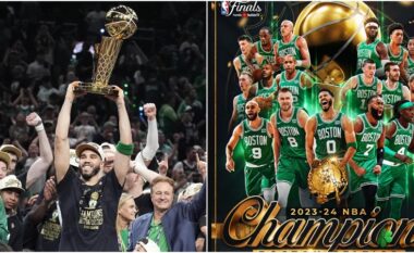 Boston Celtics janë kampionët e ri në NBA, bëhen skuadra me më së shumti tituj
