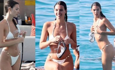 E dashura e Leonardo DiCaprio, Vittoria Ceretti tregon figurën e saj të mrekullueshme në bikini, në një udhëtim në Spanjë
