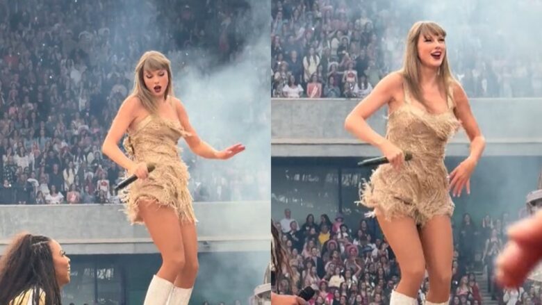 Taylor Swift tallet edhe nga disa prej fansave të saj më entuziastë, për aftësitë e saj në kërcim