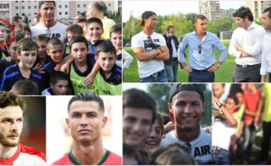 Para 11 vitesh Ronaldo kishte bërë një foto me një grup fëmijësh, sot shumë nga ta do të luajnë kundër një idhulli