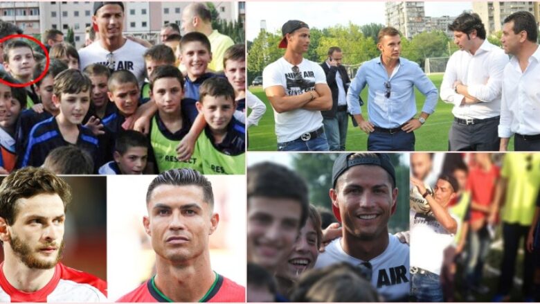 Para 11 vitesh Ronaldo kishte bërë një foto me një grup fëmijësh, sot shumë nga ta do të luajnë kundër një idhulli