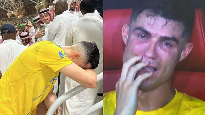 Humbi finalen dhe mbeti pa trofe, Ronaldo qau si kurrë më parë në karrierën e tij
