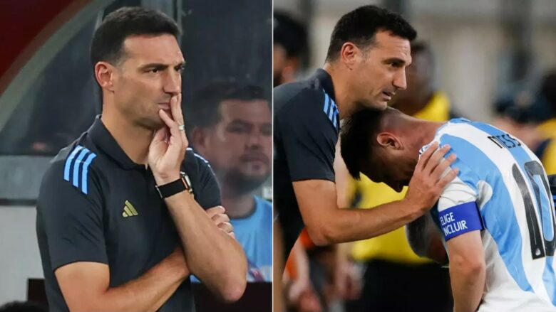 Trajneri i Argjentinës pezullohet me një ndeshje për një rregull të çuditshëm dhe pak të njohur, kjo e mërziti Scalonin