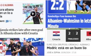 Çfarë shkruajtën mediat e mëdha pas barazimit të Shqipërisë ndaj Kroacisë