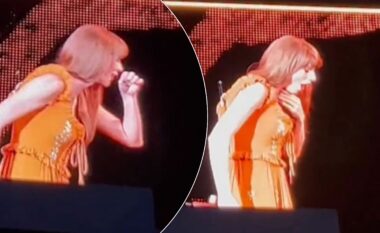 Taylor Swift gëlltit përsëri një insekt gjatë performancës së saj në Londër, muaj pasi bëri të njëjtën gjë në Chigaco
