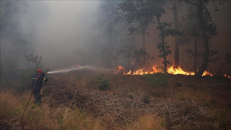 Paralajmërim për rrezik zjarresh në pyjet e Greqisë