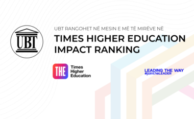 UBT i bën Kosovës një dhuratë të veçantë në Ditën e Çlirimit: Rangohet në mesin e më të mirëve në Times Higher Education Impact Ranking