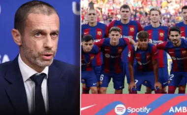 Presidenti i UEFA-s thotë atë që po e thonë të gjithë për yllin e Barcelonës