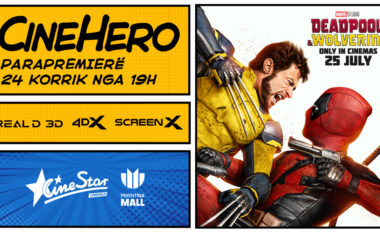 Cinehero vjen me parapremierën e filmit Deadpool & Wolverine me 24 korrik në Cinestar Megaplex