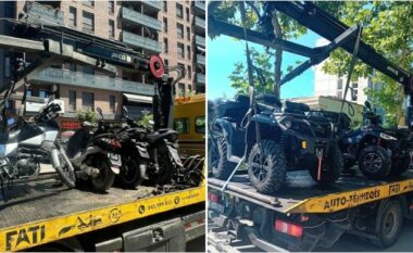 Policia në Ferizaj konfiskon 27 motoçikleta dhe skuterë