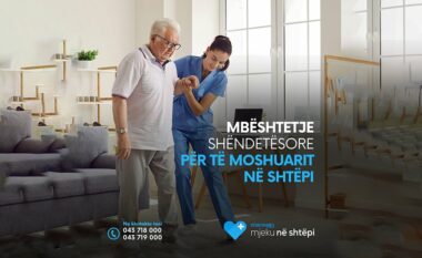 Mjeku në shtëpi mundësuar nga “KosovaMed” ofron mbështetje shëndetësore për të moshuarit në shtëpi
