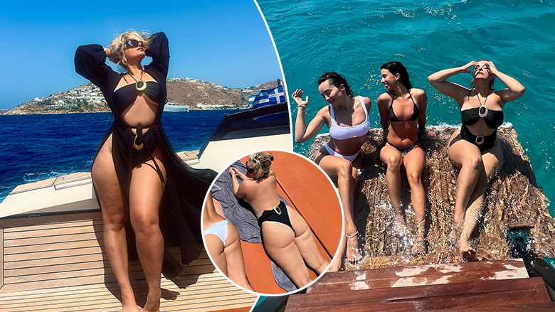 Pak ditë para ardhjes në Kosovë, Bebe Rexha shijon pushimet luksoze në Mykonos ndërsa realizon poza provokuese në bikini