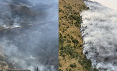 KFOR-i ndihmon në shuarjen e zjarreve në Kosovë e Shqipëri