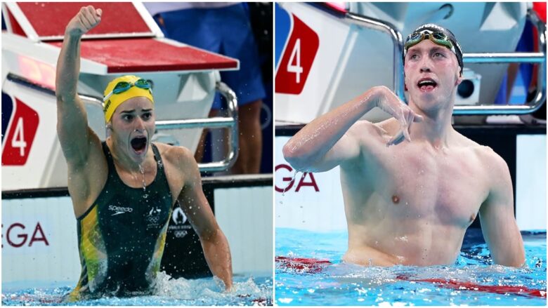 Vendosen dy rekorde olimpike në not: Kaylee McKeown dhe Daniel Wiffen arrijnë medaljet e arta