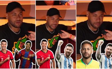 Neymar zgjedh lojtarin më të mirë mes Ronaldos, Ronaldinhos dhe Messit