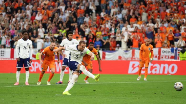 Penallti diskutabile për Anglinë përballë Holandës – shënon Kane