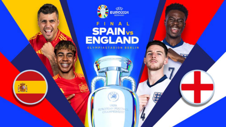 Finalja e Euro 2024, Spanjë- Angli: Të gjitha detajet për dy finalistët e këtij edicioni