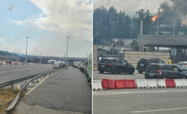 Zjarr në anën greke, MPB Maqedoni njofton se është mbyllur pika kufitare “Bogorodica”
