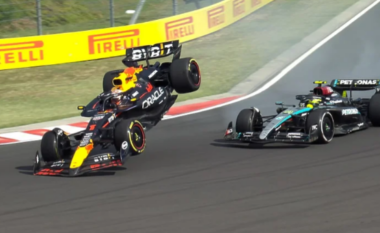 Momenti kur Hamilton e bëri të fluturojë paksa Vertapsenin në garë e Formula 1