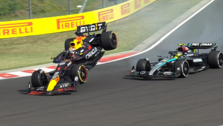 Momenti kur Hamilton e bëri të fluturojë paksa Vertapsenin në garë e Formula 1
