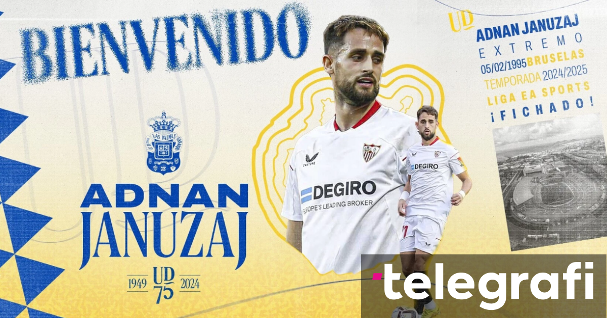 Zyrtare: Adnan Januzaj, lojtar i ri i Las Palmas - Telegrafi - Telegrafi