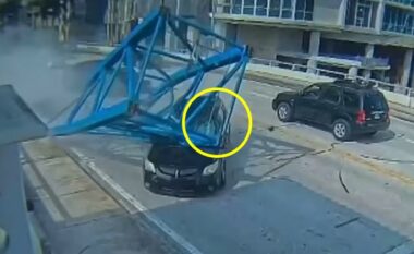 Një shofere në Florida i shpëtoi “për pak centimetra shtypjes nga vinçi” – nga ku gjeti vdekjen një person dhe u lënduan tre të tjerë