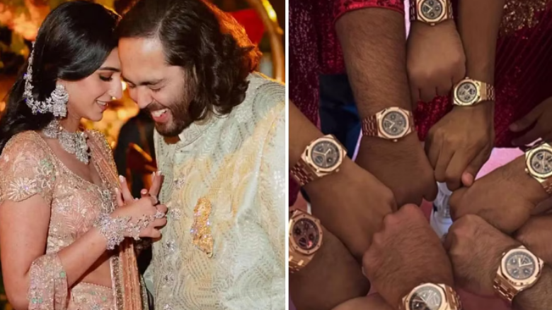 Nuk pritej, por djali i njeriut më të pasur në Indi u dhuron miqve të tij në dasmë ora me vlerë 180 mijë euro