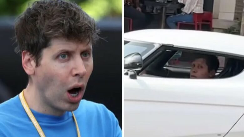 Sam Altman shihet duke drejtuar një makinë që mund të kushtojë 5 milionë dollarë
