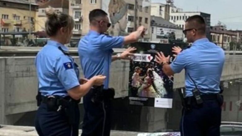 Policia në Ferizaj me plan operativ shpërndan fletëpalosje “Festo me zemër, jo me armë’’