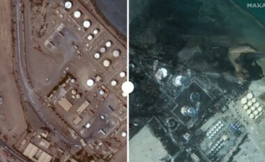 Imazhe satelitore që tregojnë dëmet e shkaktuara në “fushat e naftës” në Jemen – pas sulmeve ajrore izraelite