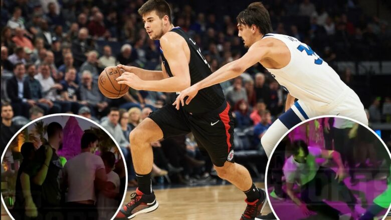 Dy yjet kroatë të NBA-së përfshihen në një sherr të madh në një klube nate në Greqi – njëri nga ta mbetet i shtrirë në tokë
