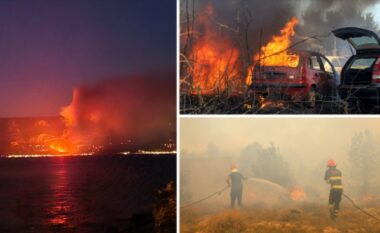 Zjarri madh në afërsi të Makarska të Kroacisë