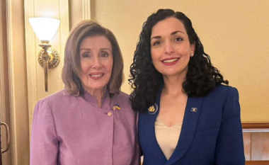 Osmani takon Nancy Pelosi: Gjithmonë nder për ta takuar miken e vërtetë të Kosovës