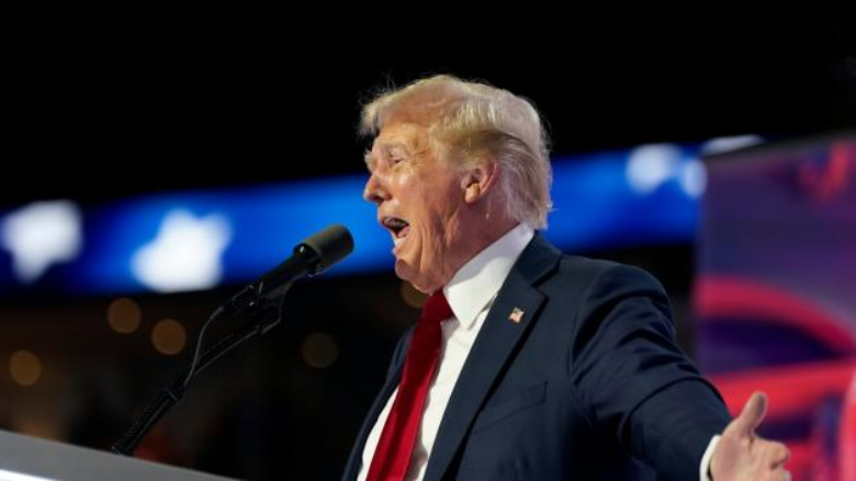 Trump e përmendi dy herë një fjalë që “nuk duhet ta thoshte” gjatë fjalimit në Konventën Kombëtare Republikane