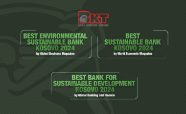 BKT Kosova nderohet me tre çmime prestigjioze për qëndrueshmëri