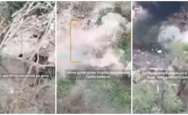 Sikur të ishin snajpëristë, artileria ukrainase godet me precizitet pozicionet ruse në Chsiv Yar – pamje nga fushëbeteja