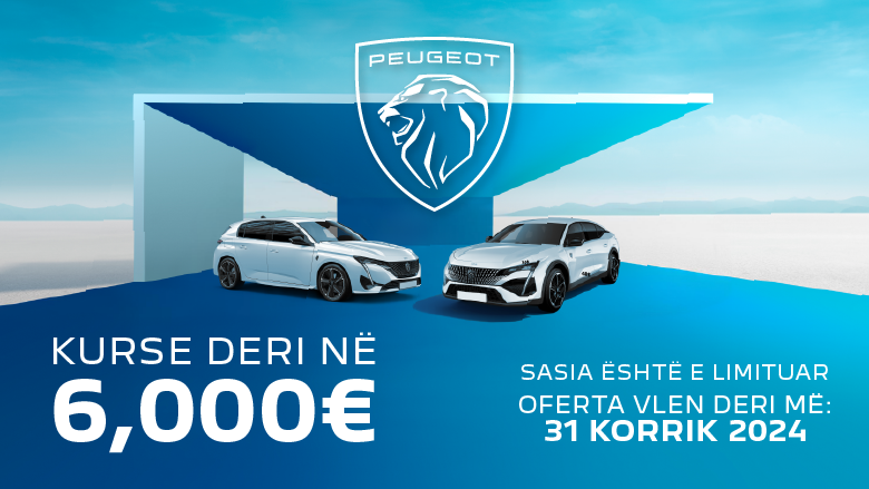 Lirojeni luanin brenda jush – Kurse deri në 6.000€ në Peugeot 308 dhe 408!