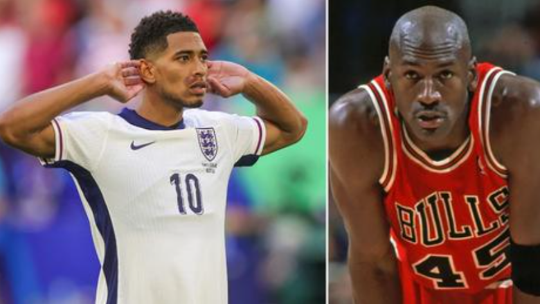 Jude Bellingham “modeloi veten si Michael Jordan” në Euro 2024