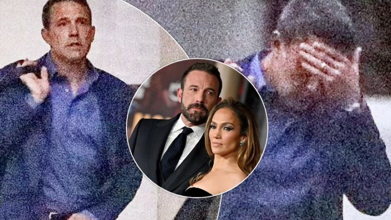 Ben Affleck ka rikthyer unazën e tij të martesës, teksa del me pamje të tensionuar, mes pretendimeve se martesa me Jennifer Lopez ka përfunduar