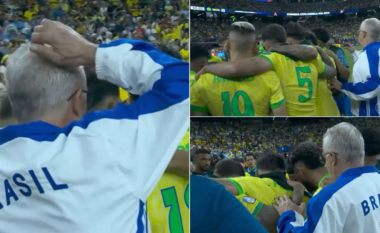Tifozët nuk mund ta besojnë atë që lojtarët e Brazilit i bënë trajnerit të tyre gjatë humbjes në Kupën e Amerikës