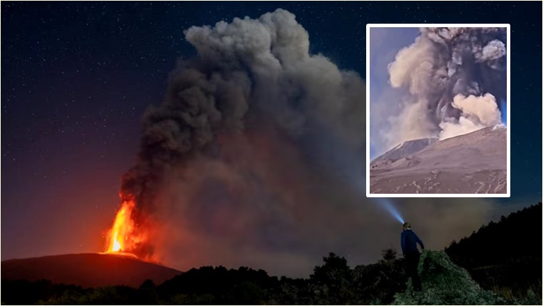Shpërthen vullkani Etna, anulohen të gjitha fluturimet për në dhe nga ishulli italian i Sicilisë