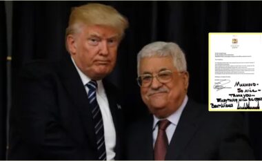 Trump ndan letrën nga presidenti palestinez Abbas përpara takimit me Netanyahu