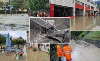 U regjistruan mijëra vetëtima në të gjithë vendin – reshje të mëdha shiu dhe erëra të fuqishme në St. Gallen të Zvicrës
