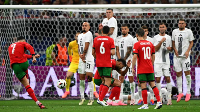Shkon në vazhdime sfida Portugali-Slloveni, Ronaldo tentoi nga të gjitha anët, por pa rezultat