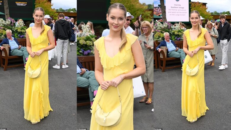 Aktorja e Bridgerton tejet elegante gjatë paraqitjes së saj në Wimbledon