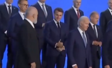 Rama tërheq vëmendjen me atletet e bardha në Samitin e NATO-s, merr edhe “aprovimin” nga Macron
