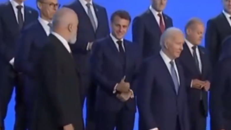 Rama tërheq vëmendjen me atletet e bardha në Samitin e NATO-s, merr edhe “aprovimin” nga Macron